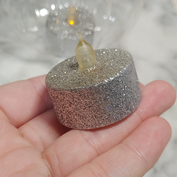 Flickering Tea Light Pumpkin Set - Picture 5 of 6